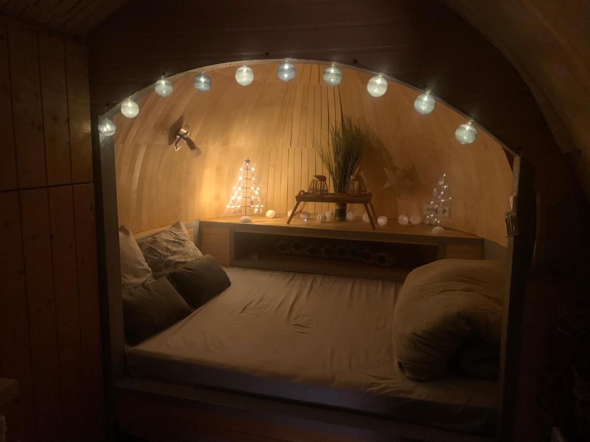 Cabane En Bois Avec Bain Nordique Et Sauna Marigny  ภายนอก รูปภาพ